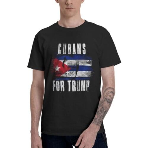 Cuban Flag Tshirts Men Novelty Tees Top Cotton T Shirts Short Sleeve Pride Proud T-shirts Gift Clothes