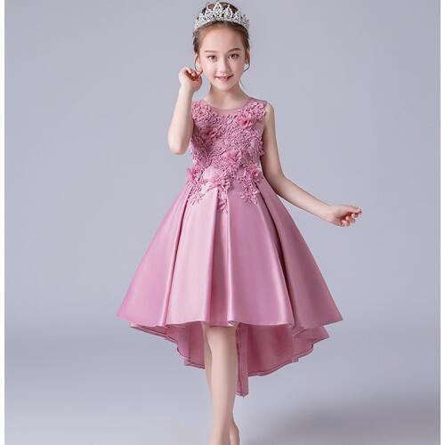 Flower girl Princess Wedding Bridesmaid party long sleeve tuxedo new girl birthday party communion dinner party Tuxedo