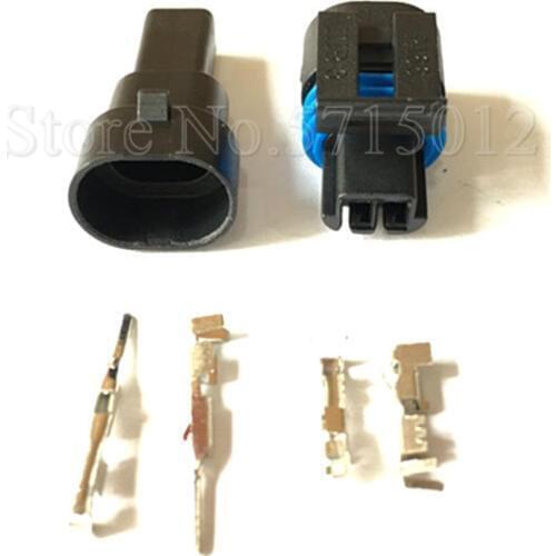 2 Hole 12162195 12162193 Automotive Sensor Plug Connector Car Water Temperature Sensor Socket For BUICK