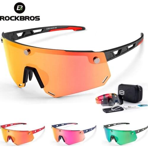 ROCKBROS 2021 Cycling Sunglasses For Men Women Polarized Sun Protective Glasses Anti-Glare UV Bicycle Goggles Sport Bike Eyewear