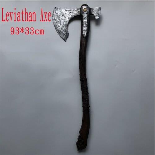 God of War 4 Cosplay Kratos Axe Leviathan Axe Prop Weapon Role Playing Game Movie Cos Ghost Axe PU Weapon Model Toy Prop 93cm