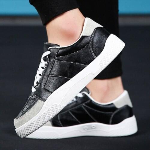 Summer High Quality Fashion Mens Casual Shoes 2021 Flat Bottom Pu Casual Shoes Breathable Lace Rubber Sole Sports Shoes