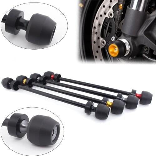 Motorcycle Rear Axle Fork Wheel Crash Slider Rod For Ducati Scrambler 800 Aluminum Protector Guard Accessories