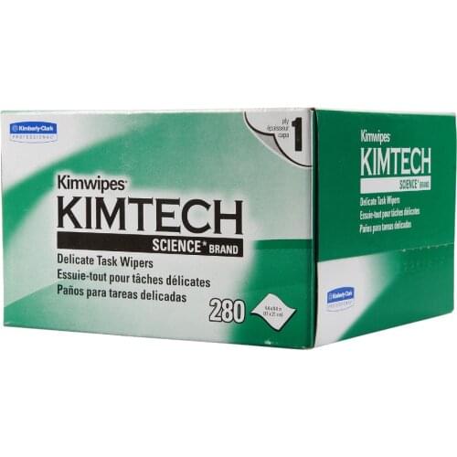 Factory Price 280 PCS KIMTECH Kimwipes Fiber cleaning paper packes kimperly wipes Optical fiber wiping paper USA Import