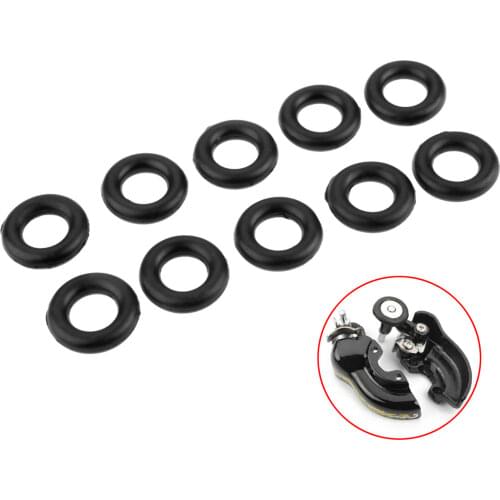 DRELD 10Pc Quilting Sewing Bobbin Winder Friction Wheel Rubber Ring Fit For Singer 201 15 99 66 404 Old Household Sewing Machine