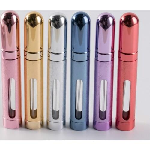 12ml Empty Refillable Perfume Bottle Travel Portable Mini Women Parfum Atomizer Spray Cosmetic Containers Aluminum