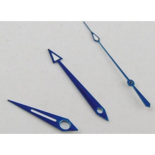 3 in 1 Replacement Repair Part Kit Blue Edge White Watch Hands Fit For ETA 2824