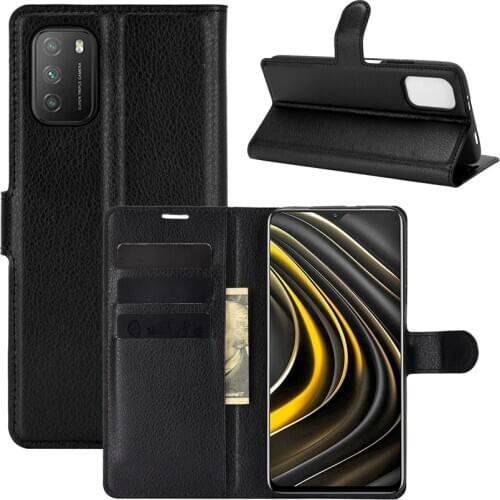 For Xiaomi Poco M3 Case Flip Cases For Xiaomi Poco M3 High Quality Leather Stand Cover With Card Holder For Xiaomi Poco M3