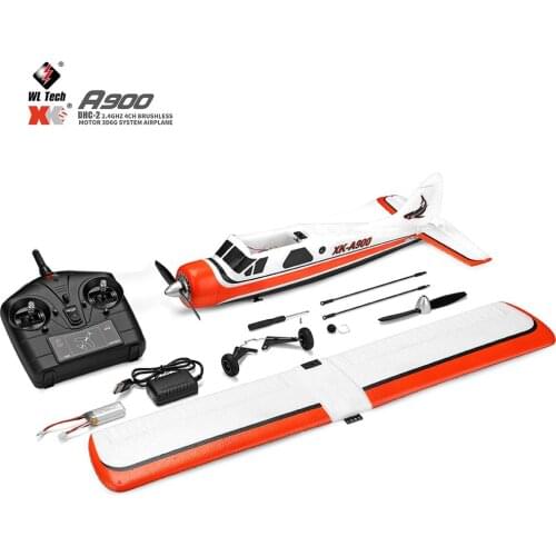 Wltoys XK A900 Four Way Fixed Wing Aircraft 6-axis Gyroscope Attitude Locking 3D / 6G Mode Conversion