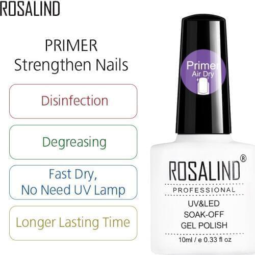 ROSALIND Gel Polish 1PCS UV Nail Art Nagellak Semi Permanent Soak off Manicure Gel Varnishes hybrid Nail Primer Gel Nail Polish