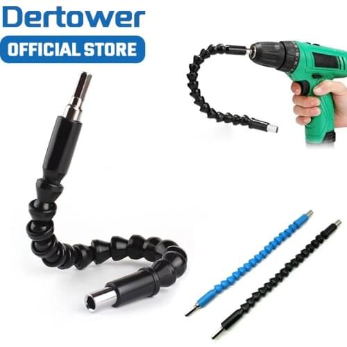 Car Repair Tools Black 295mm Flexible Shaft Bits Extention Screwdriver Bit Holder Connect Link Electronics Drill 1/4" Hex Shank