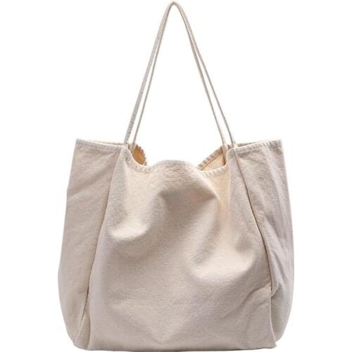 Korean Net Large Capacity Canvas Leisure Make Old Luxury Designer Handbag Simple Forest Literature Wash Water Shoulder Handbag