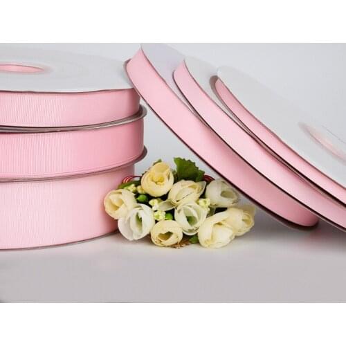 5Yard 7 10 15 20 25 38mm Pink Color Grosgrain Ribbons DIY Headwear Accessories Wedding Decorative Gift Wrap Christmas Ribbon