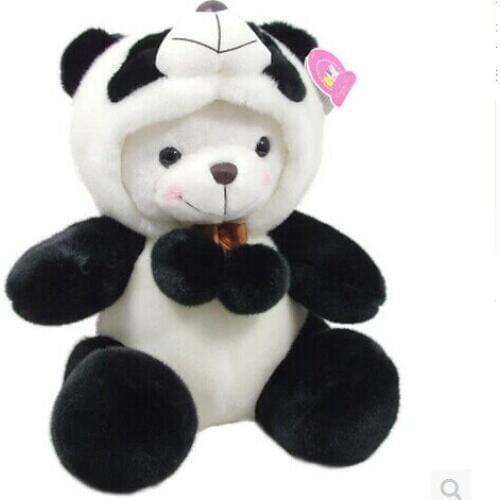 Stuffed toy large 50cm Panda with hat plush toy Changing Faces panda doll throw pillow,Christmas gift w0779