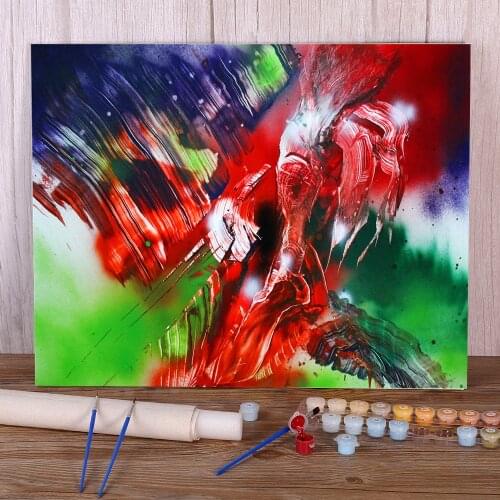 Abstract Nothing To Something Coloring By Numbers Painting Package Oil Paints 50*70 Boards By Numbers New Design Handicraft