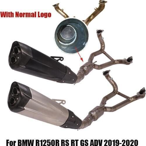 For BMW R1250R RS RT GS ADV 2019 2020 Full Exhaust System Front Header Pipe Link Tube Escape Muffler Tips Slip On Motorcycle