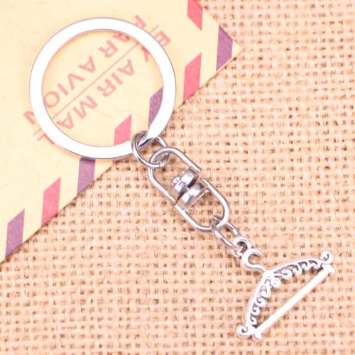 New Fashion Keychain 24x17mm hanger clothes stand Pendants DIY Men Jewelry Car Key Chain Ring Holder Souvenir For Gift