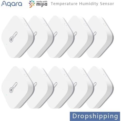 Original Aqara Smart Temperature Humidity Sensor Zigbee Protocol Real-Time Historical Records P2 Work With Xiaomi Mijia Homekit