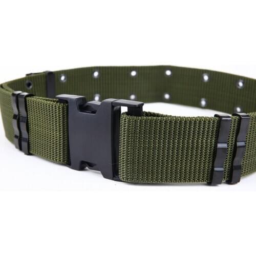 TJ-Tianjun New Airborne Division Belt Men Canvas Nylon Buckle Wide S Belt Tactical Outdoor Military Training Men Belt C92