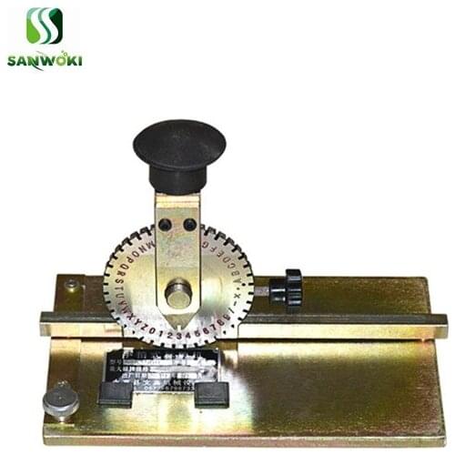 Hand beat Nameplate Marking Machine Metal Sign Marking Machine steel stamping machine Metal sign marker machine Smashing machine