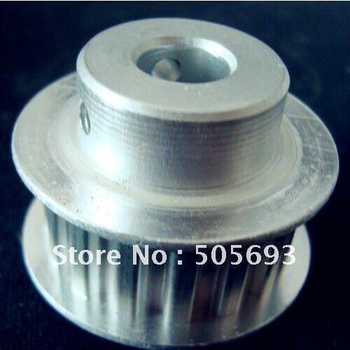 STS/STPD S3M Aluminum Timing Belt Pulley with double flanges and hub