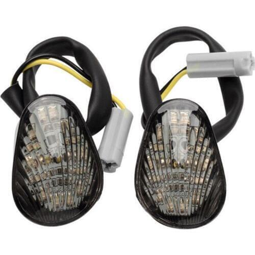 Motorcycle Clear LED Flush Mount LED Turn Signal Indicator Lights For Yamaha YZF R1 2002-2008 YZF R6 2003-2008 YZF R6S 2006-2008