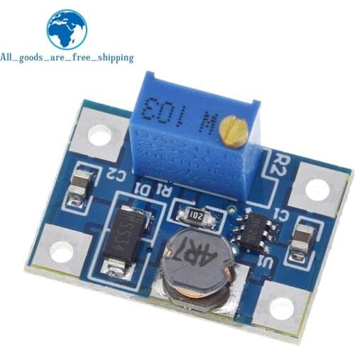 TZT 2-24V to 2-28V 2A DC-DC SX1308 Step-UP Adjustable Power Module Step Up Boost Converter for DIY Kit