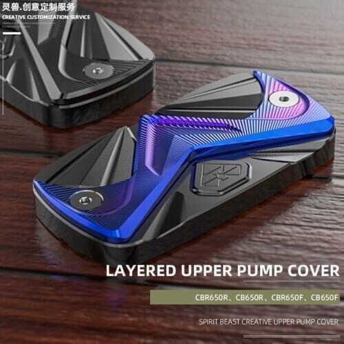 Spirit Beast Motorcycle Upper Pump Cover Modified Oil Can Cover Accessories Front Brake Oil Cup Cover For Honda CB650F CBR650R