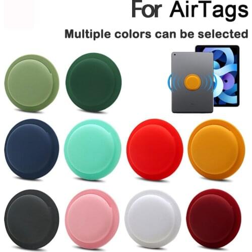 Protective Cover Location Tracker Liquid Silicone Case For Airtags Anti-lost Device Protective Sleeve With Buckle GPS Tracker