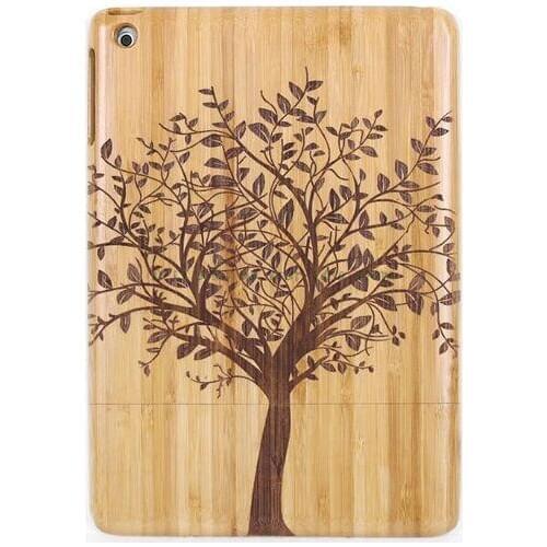 Tree Natural Wood Bamboo Hard Case Back Cover for iPad Air/For iPad 2 3 4/For iPad 6/Drop Shipping Festival Gifts