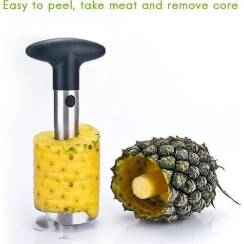 1Pc Stainless Steel Pineapple Slicers Fruit Knife Cutter Corer Slicer Pineapple Peeler Accessories For Kitchen Gadget