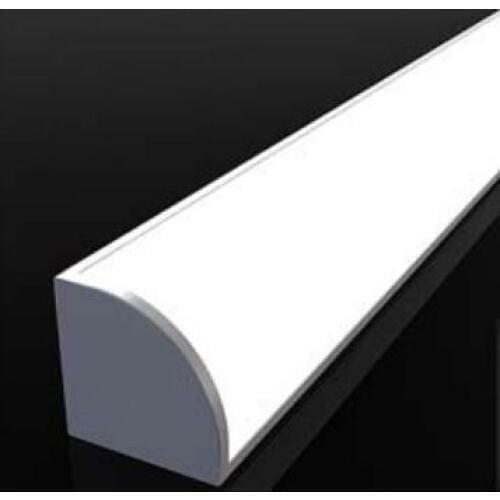 3.3ft/1M V-Shape Curved Cover Internal Width 12mm Corner Mounting LED Aluminum bar light Under Cabinet Counter Lights