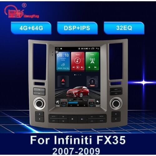 9.7" Android 10 Car DVD Player USB WiFi Radio AM FM Audio Video Multimedia GPS Navigation For Infiniti FX35 03-07/07-09