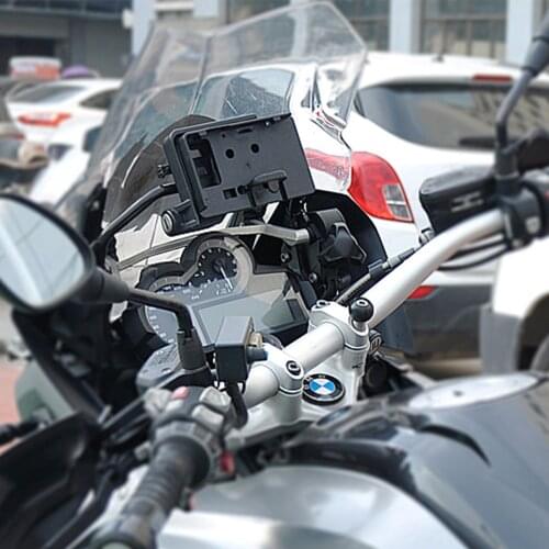 For BMW R1200GS 2013-2017 R1250GS 2019 F750 850GS CRF 1000L F700GS f800GS Mobile phone Navigation phone bracket USB charging
