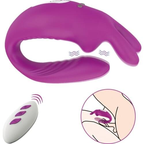 Remote Control Double Vibrators For Couple Wearable Dildo Female G Spot Stimulator Massager Masturbator Sex Toys For Women
