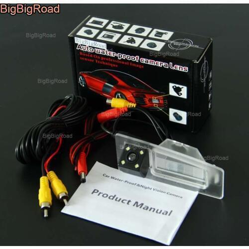 BigBigRoad Car Intelligent Dynamic Track Rear View Camera Parking camera For Mazda 3 Mazda3 Axela Sedan BM 2014 2015 2016 2017