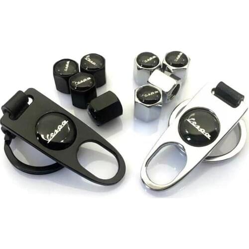 For Piaggio Vespa Sprint Primavera GTV GTS 50 125 150 250 300 300ie Touring Super Motorcycle Wheel Tire Valve caps cover