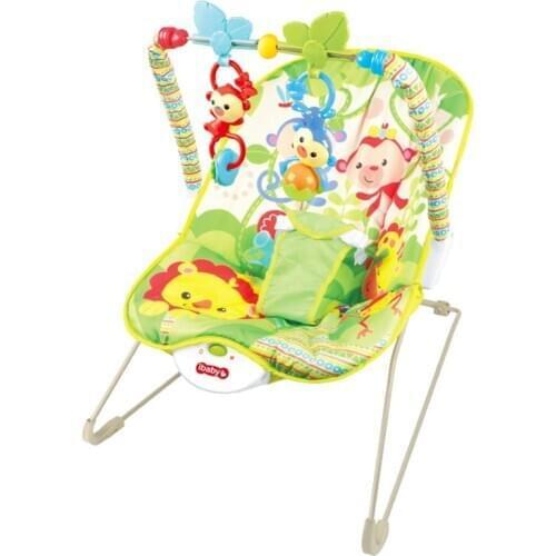 Multi-function Baby Bassinet Cradle Kids Music Player Baby Electric Cradle Swing for Newborn Metal Rocking Chair with Light Bb5