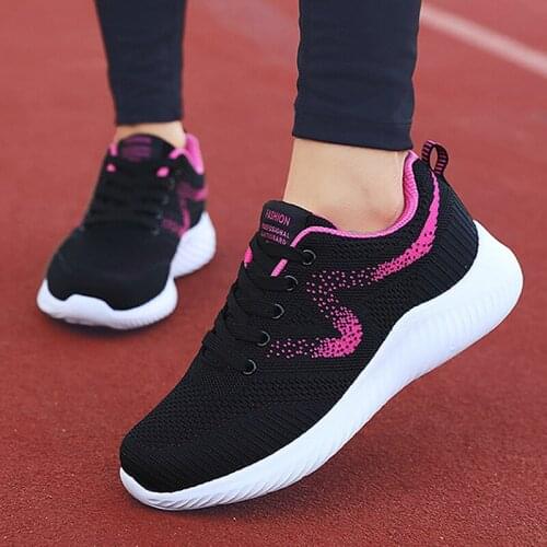 Womens Sneakers Spring Ladies Flat Shoes Casual Women Vulcanized Fashion Lightweight Mesh Breathable Female Running Shoes