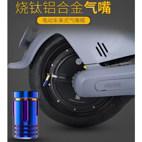 Gas Nozzle Cap Cnc Aluminum Burn Blue Color Apply for Ninebot b c e Series for Niu