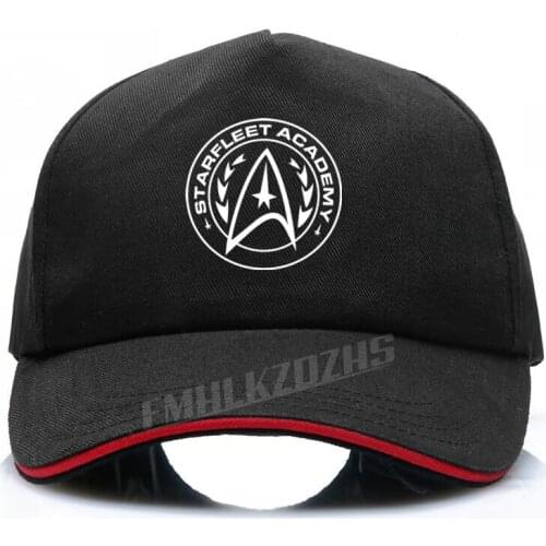 Starfleet academy mens mens baseball cap star enterprise space retro gift camiseta cotton Hip Hop Caps