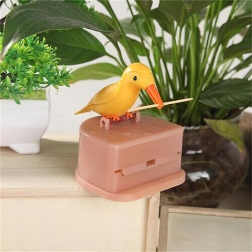 New Toothpicks Holder Cute Hummingbird Dispenser Gag Gift Cleaning Teeth Secret Stash Tandenstokers Toothpick Case