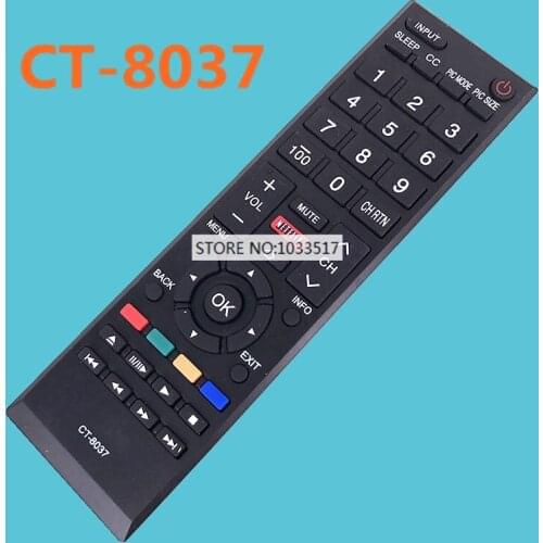 New Remote Control for Toshiba CT-8037 F 40L3400 40L3400U 50L3400R