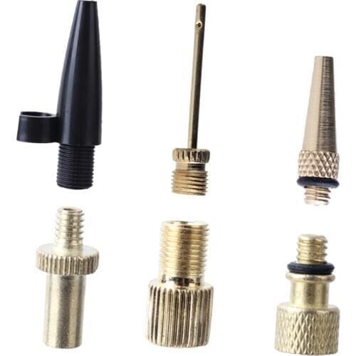 Bike Tires Pump Adapter, Schrader Presta Valve Adaptor, Caps, Tube for Air