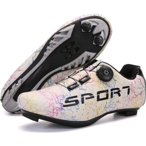 Professionele Atletische Fiets Schoenen Mtb Fietsschoenen Mannen Zelfsluitende Racefiets Schoenen Sapatilha Ciclismo Vrouwen