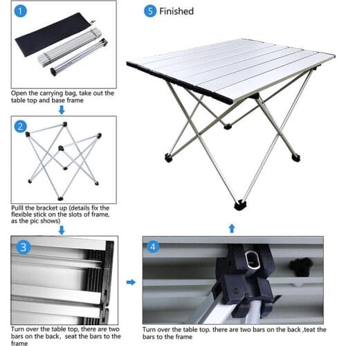 Ultra Light Outdoor Folding Furniture Portable Hiking Travel Picnic Barbecue Fishing Table