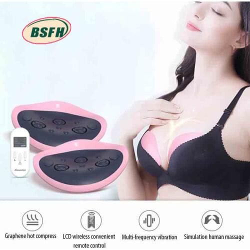 New Vibration Massage Breast Enhancement Device Chest and Breast Massager Electric Wireless Micro-Current Massage Device Home