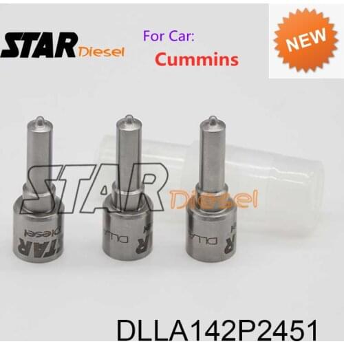 STAR Diesel DLLA142P2451 Sprayer Nozzle Needle DLLA 142P 2451 Common Rail Injector Tips For 0445120369 0 445 120 369