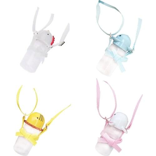1:12 Doll House Water Bottle Miniature with Adjustable Strap Life Scene Mini Furniture Kids Play Toy Accs Gifts
