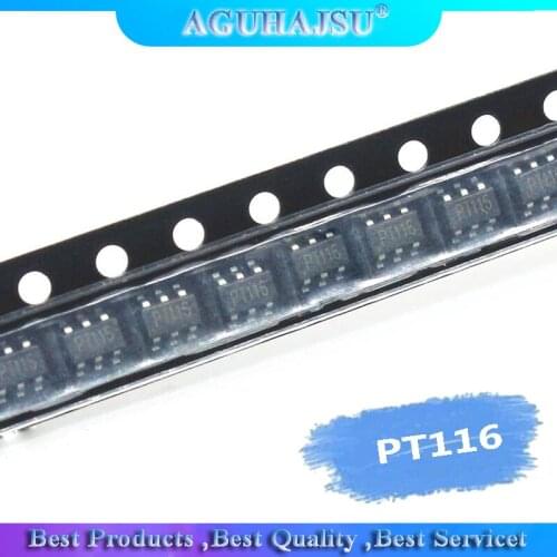 10pcs PT116 SOT23-6 SMD